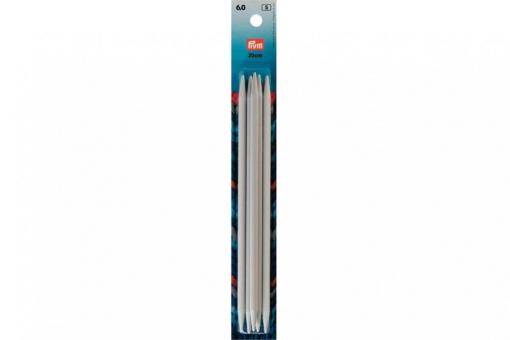 Strumpfstricknadeln Prym 20 cm - 6,0 mm Grau KST