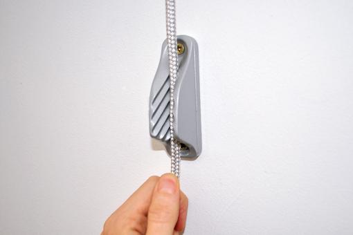 Klemme für Seile mit Ø 4 - 8 mm - Silber