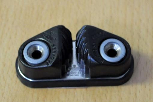 Delrin-Seilklemme für Seile bis Ø 12 mm - Schwarz