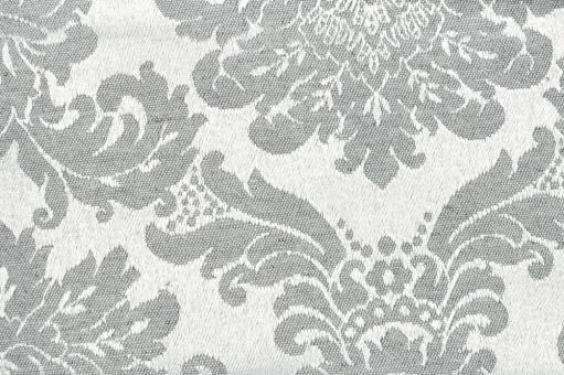 Tischdeckenstoff Damast - Theresia - 280 cm - Grau