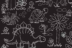 Wachstuch - Cartoon Dinos