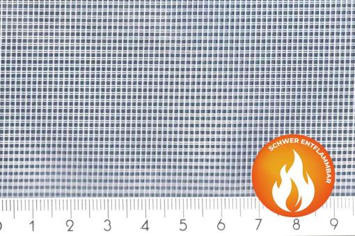 Moskitonetz Meterware - Bleiband - 300 cm - Permament B1 - Weiß