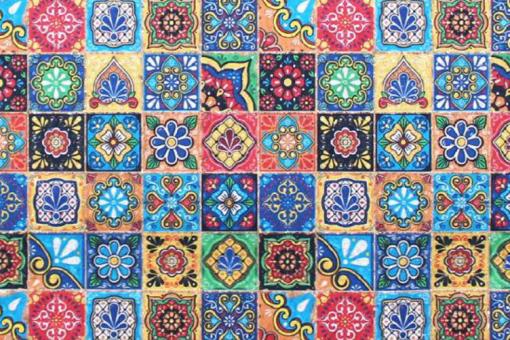 Kork-Stoff Digitalprint - Majolika