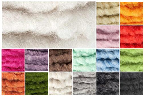 Wollkordel gefilzt - 10 mm - 7 Meter Rolle