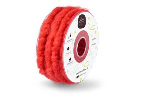 Wollkordel gefilzt - 10 mm - 7 Meter Rolle