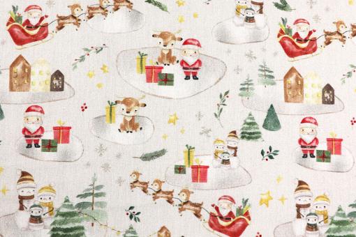 Weihnachtsstoff - Süße Weihnachtswelt