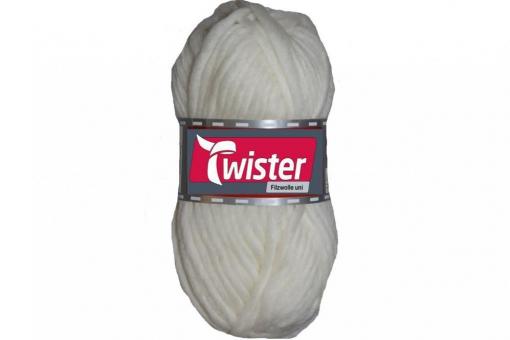 Twister Filzwolle Uni 50 g