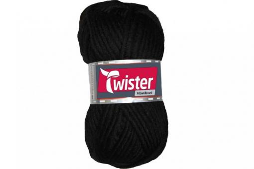 Twister Filzwolle Uni 50 g