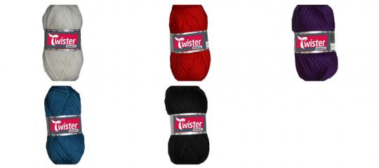 Twister Filzwolle Uni 50 g
