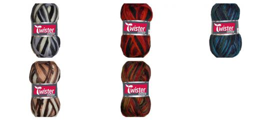 Twister Filzwolle Bunt 50 g