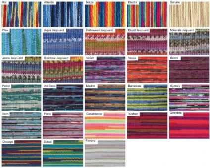 Bravo Strickwolle 50 g - Bunt