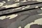 Stretch-Velours-Stoff mit Camouflage-Design