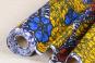 African-Waxprint-Stoff mit Ethno-Muster