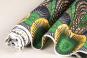 African-Waxprint-Stoff mit grünem Muster