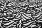 Microfaser-Samt-Stoff mit Zebra-Muster