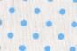 Patchwork-Stoff Basic - Kleine Punkte - Weiß/Hellblau