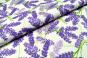 Beschichteter Baumwollstoff mit Lavendelpflanzen