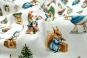 Baumwoll-Dekostoff Digital - Weihnacht bei den Tieren - Weiß