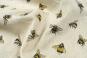 Dekostoff Leinenoptik - Bienen und Hummeln