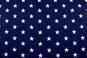 Patchwork-Stoff Léger - Big Stars - Nachtblau/Weiß