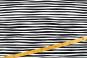 Viskosejersey - Irregular Stripes - Schwarz/Weiß