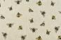 Dekostoff Leinenoptik - Bienen und Hummeln