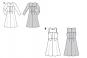 burda Schnittmuster 6099 - Kleid mit Schulterpasse