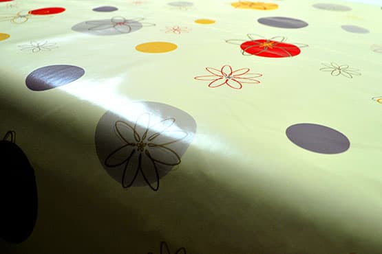 Bild: Wachs Tuch Tisch Stoff