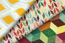 Dekostoffe Gemustert