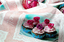 Dekostoffe Kaffee/Küche