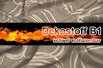 Dekostoffe Muster - schwer entflammbar