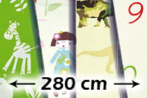 Kinder - 280 cm Dekostoffe