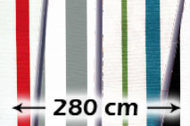 Streifen - 280 cm Dekostoffe