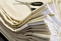 Fertig genähte Segeltücher