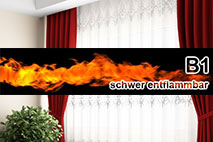 Übergardinen B1 schwer entfl.