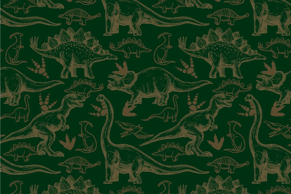 Nano-Softshell - Dinosaurier Dunkelgrün