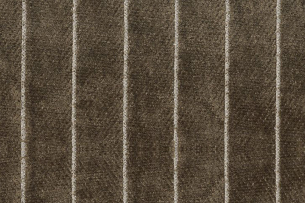 Gardinen-Samt Streifen Lucano Hellbraun