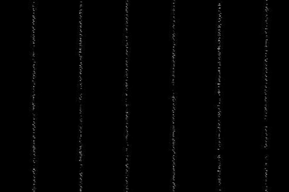 Gardinen-Samt Streifen Lucano Schwarz