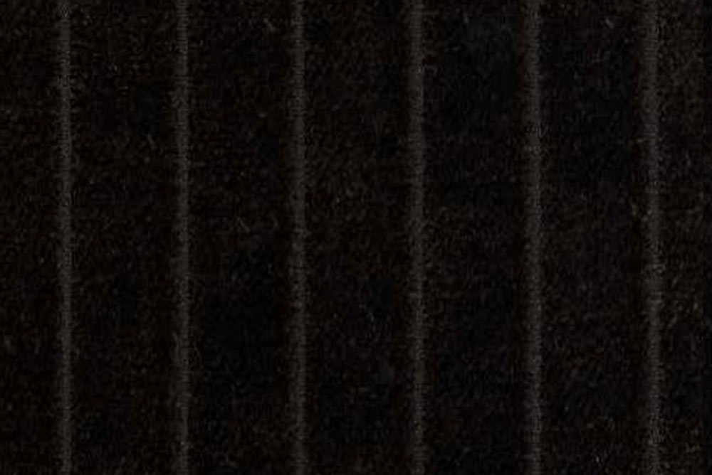 Gardinen-Samt Streifen Lucano Dunkelbraun