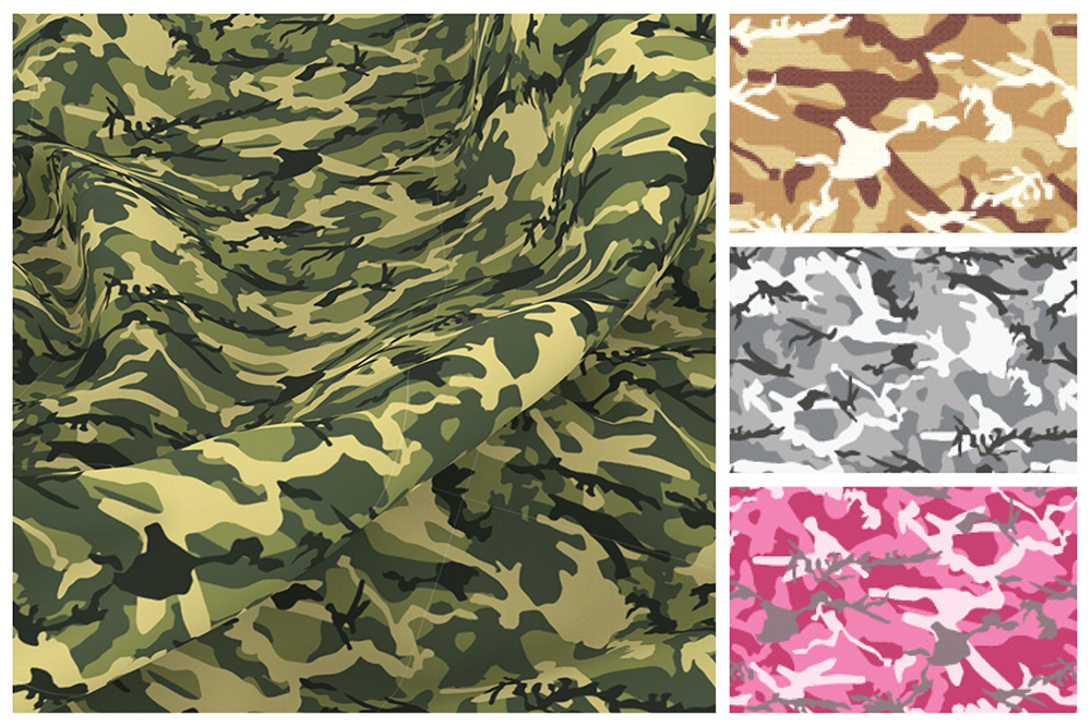 Baumwoll-Mundschutzstoff - Tarnmuster 