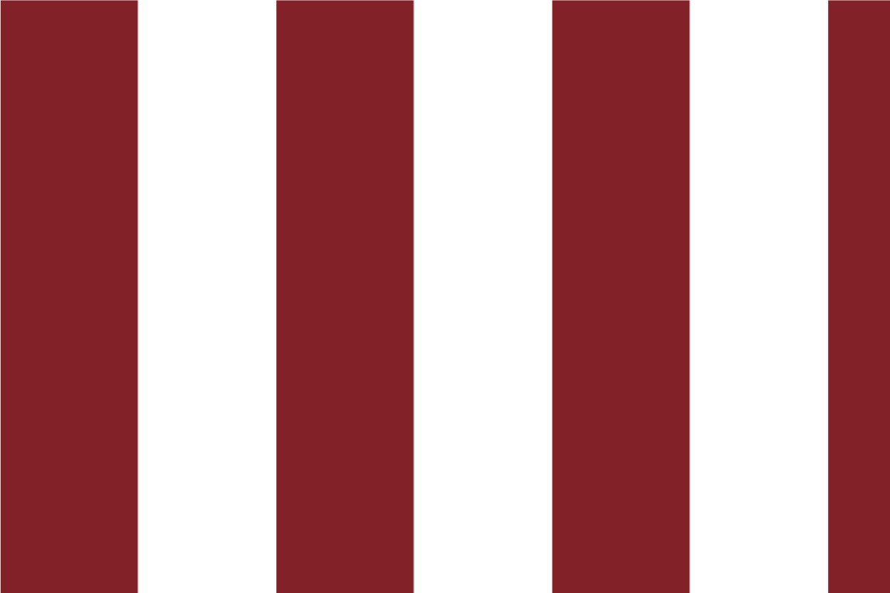 Segeltuch - wasserdicht - Blockstreifen 6cm Bordeaux