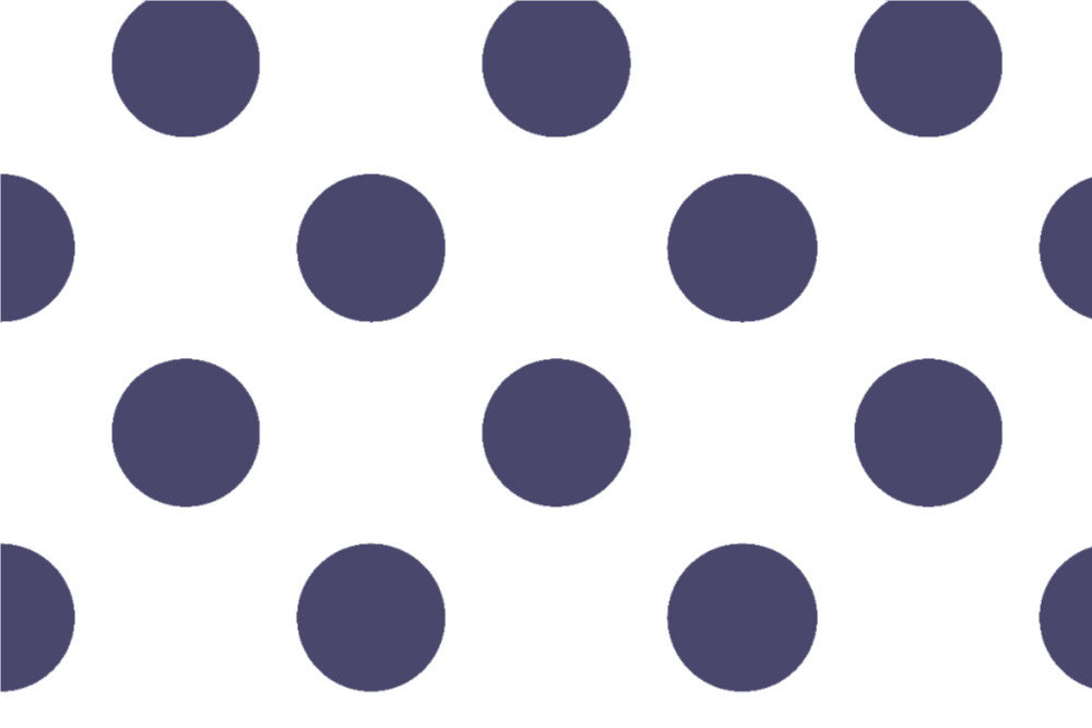 Blackout - Große Punkte Lila/Weiß