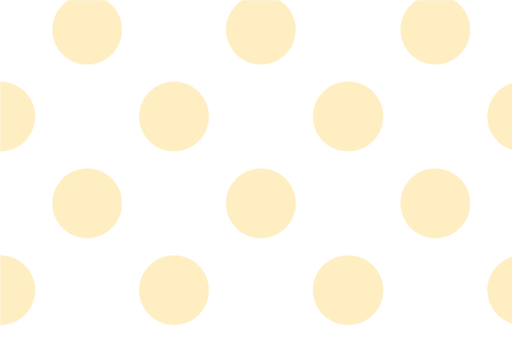 Blackout - Große Punkte Champagner/Weiß