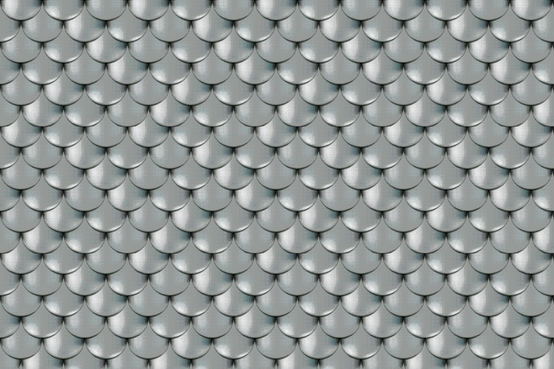 Dekostoff - Schuppen Grau
