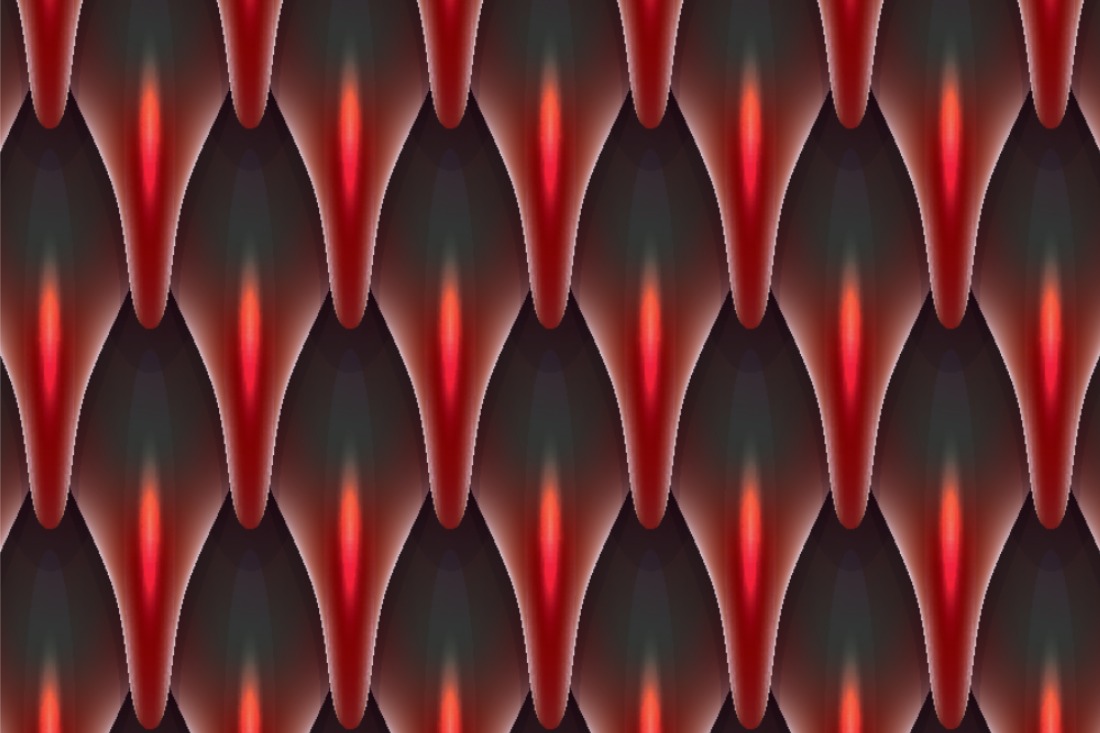 Satin - Drachenhaut Schwarz