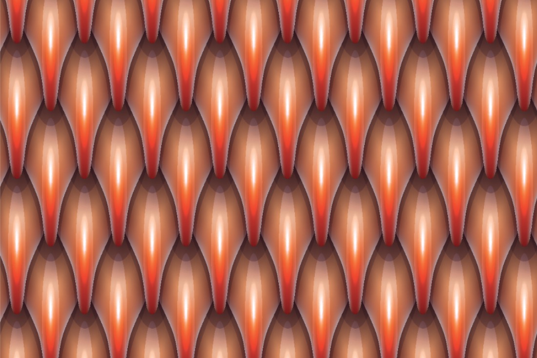 Wärme-Fleece - Drachenhaut Hellbraun