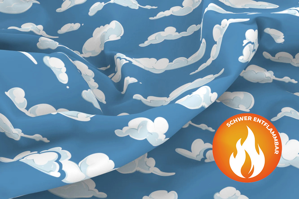 Trevira CS - Wolkenhimmel 