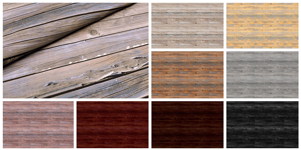 Trevira CS - Holzbretter Used 