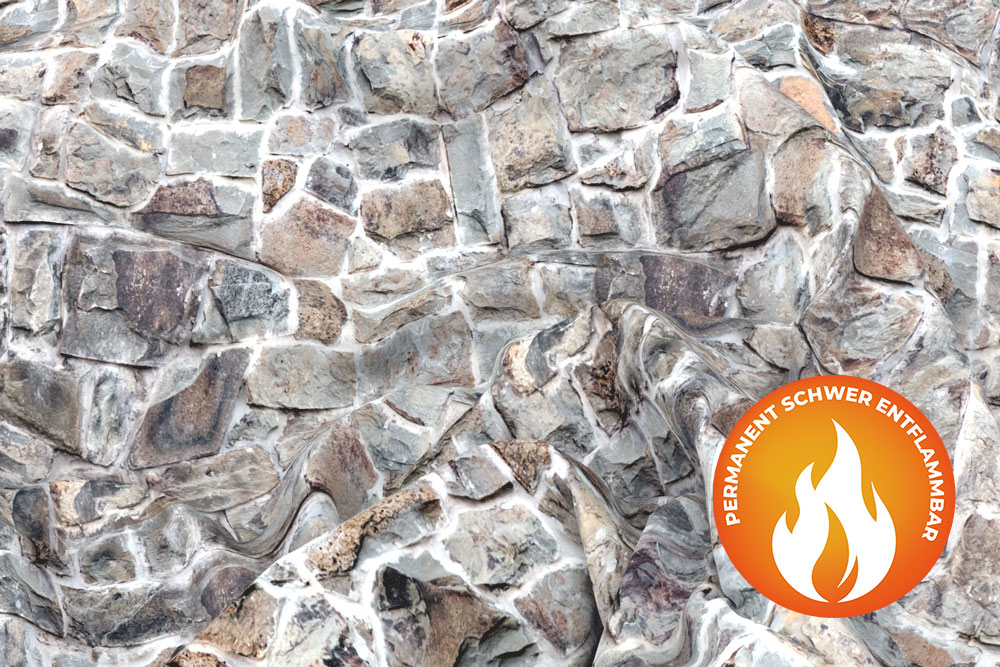 Trevira CS - Steinmauer 