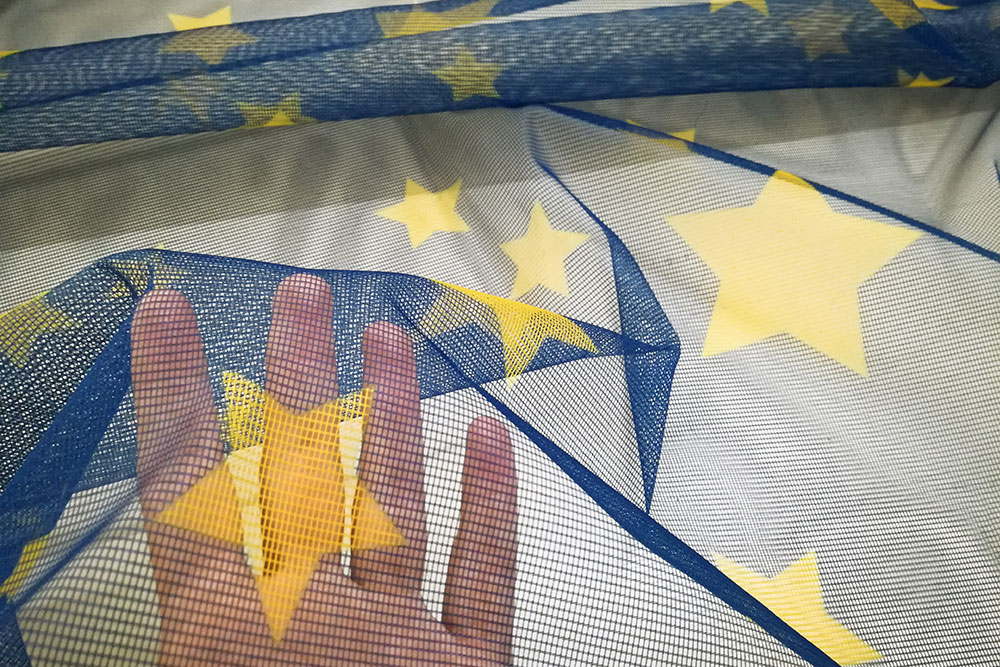 Moskitonetz-Stoff - Nachthimmel 